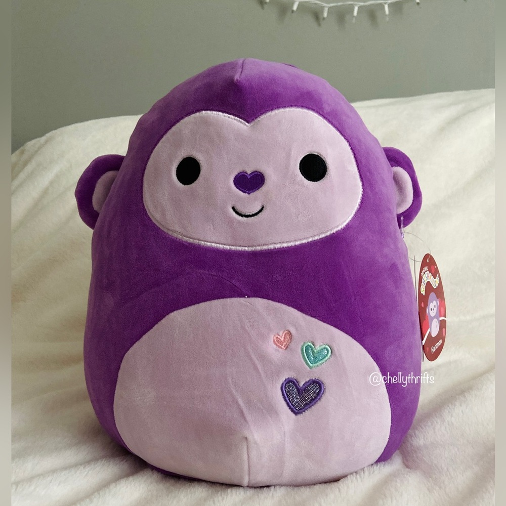 Squishmallow Hartman the Monkey *VALENTINES DAY EDITION 11”